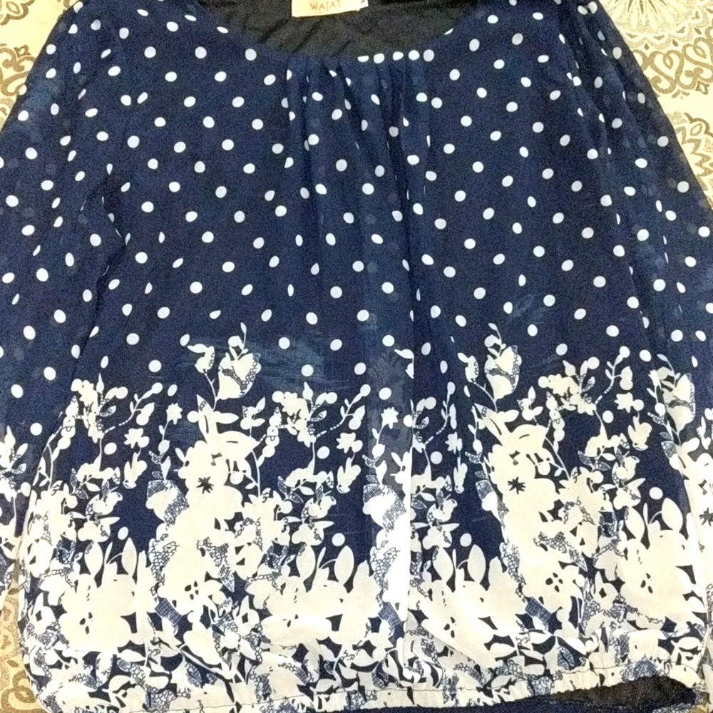 VINTAGE BOHO PEASANT LONGSLEEVE,FLOWY